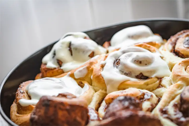 Delicious Cinnamon Rolls Made In A Dutch Oven Camping